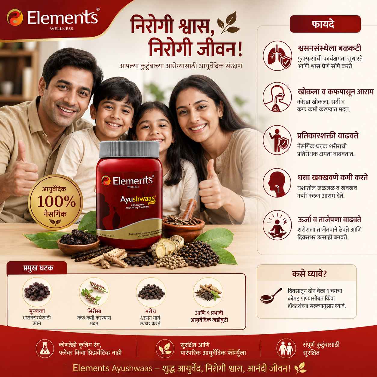Elements Ayushwaas – Ayurvedic Respiratory Support
