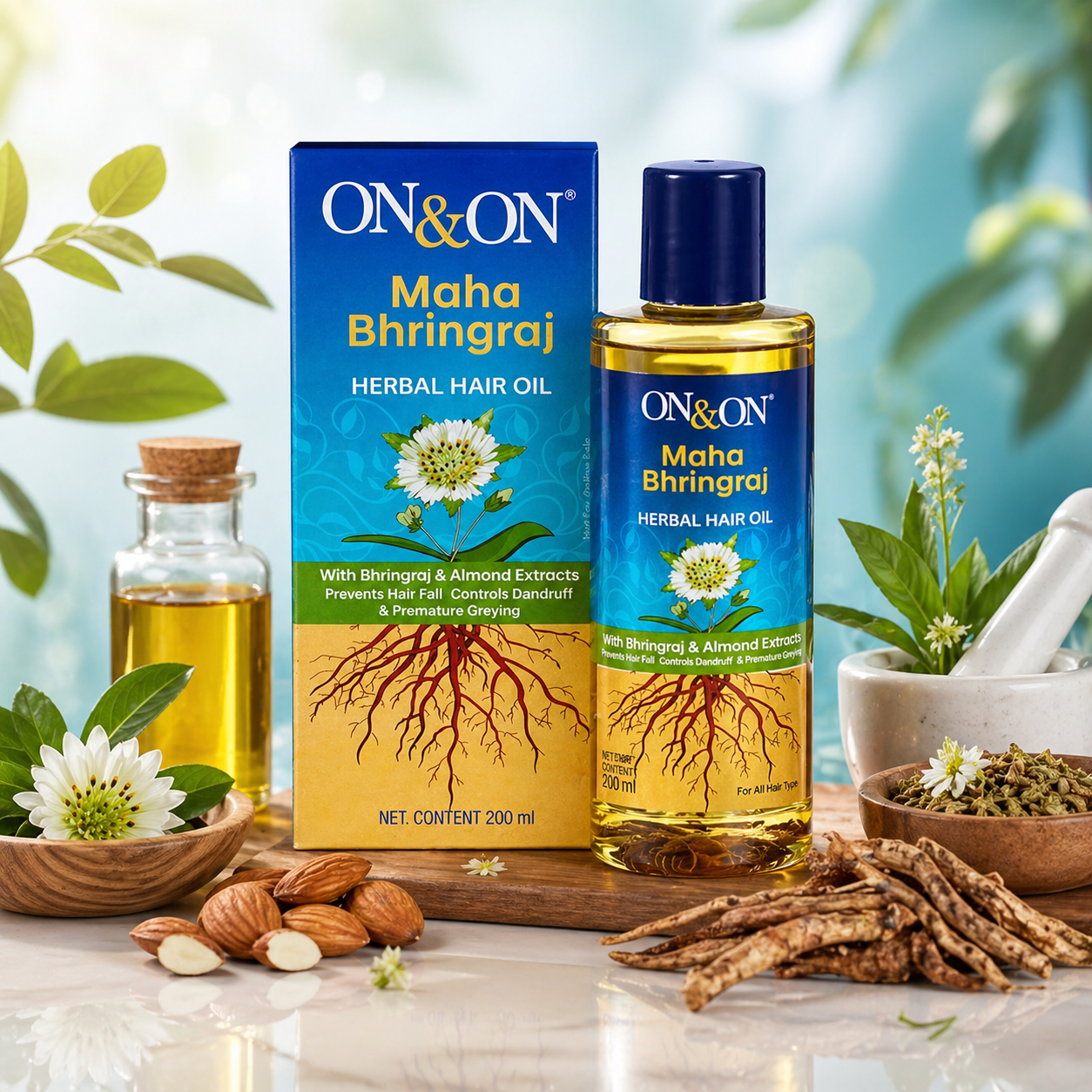 ON&ON Maha Bhringraj Herbal Hair Oil