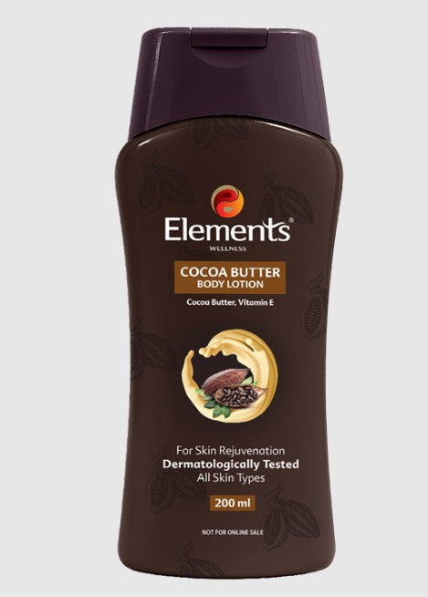 Elements Wellness Cocoa Butter Body Lotion (200 ml)