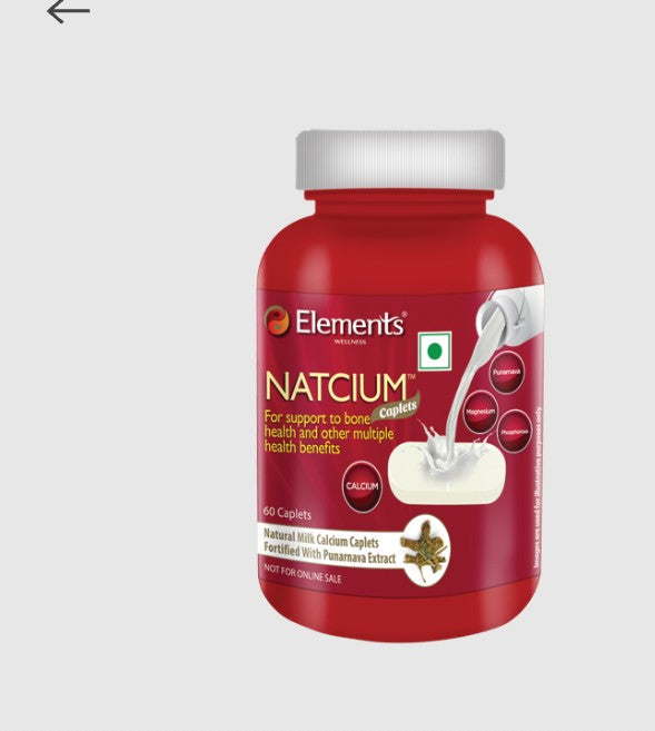 Elements Natcium Caplets – Bone Health Support