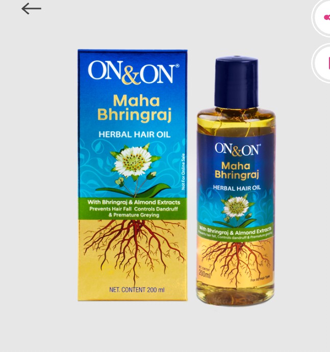 ON&ON Maha Bhringraj Herbal Hair Oil