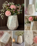 Premium Handmade Terrazzo Decorative Flower Vase | Modern Home Décor Planter