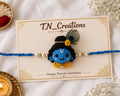 हँडमेड क्रोशे श्रीकृष्ण राखी | Handmade Crochet Bal Krishna Rakhi | प्रीमियम डिझायनर रक्षाबंधन राखी